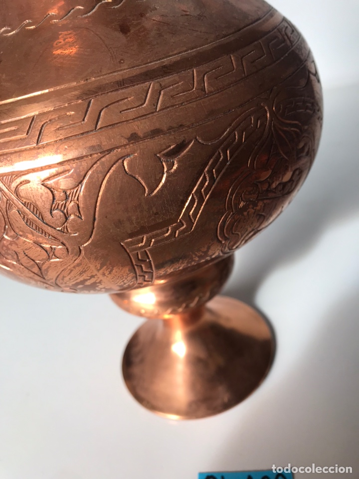 Antig&uuml;edades: JARR&Oacute;N DE BRONCE CON GRABADOS - Foto 3
