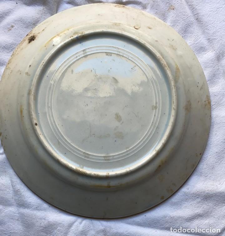 Antig&uuml;edades: PLATO ANTIGUO TRAPERO DE 25 CMS. DE DIAMETRO - Foto 3