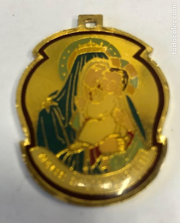 Antig&uuml;edades: Medalla de la Virgen del Carmen. - Foto 1