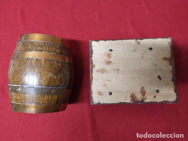 Antig&uuml;edades: ANTIGUO BARRIL CON SOPORTE - Foto 7
