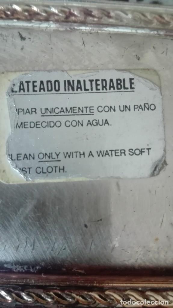 Antig&uuml;edades: Bandeja con medalla de nuestra se&ntilde;ora de los Milagros - Foto 4