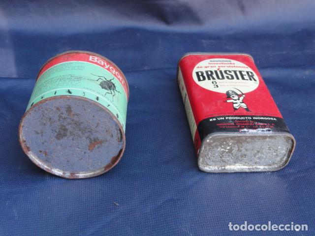 Antig&uuml;edades: 2 BOTES LAT&Oacute;N INSECTICIDA BAYGON Y BRUSTER. - Foto 3
