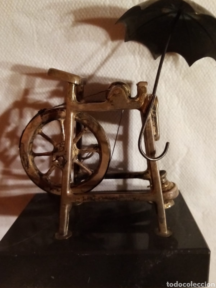 Antig&uuml;edades: Figura rueda de afilar de plata - Foto 4