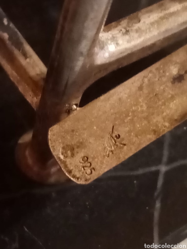 Antig&uuml;edades: Figura rueda de afilar de plata - Foto 6