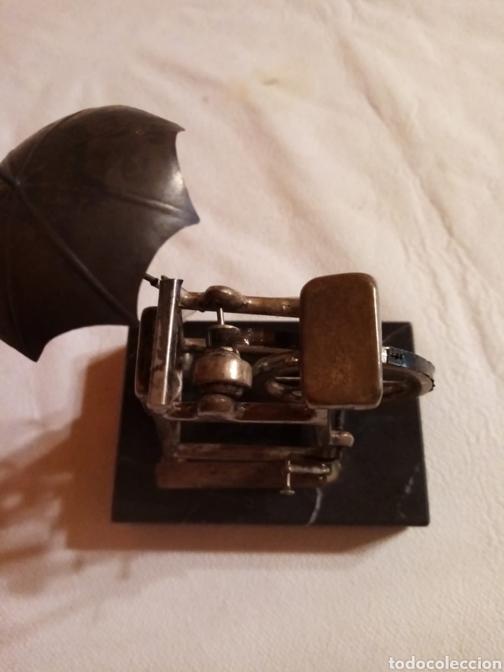 Antig&uuml;edades: Figura rueda de afilar de plata - Foto 7
