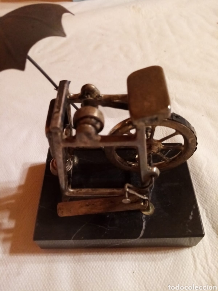 Antig&uuml;edades: Figura rueda de afilar de plata - Foto 9