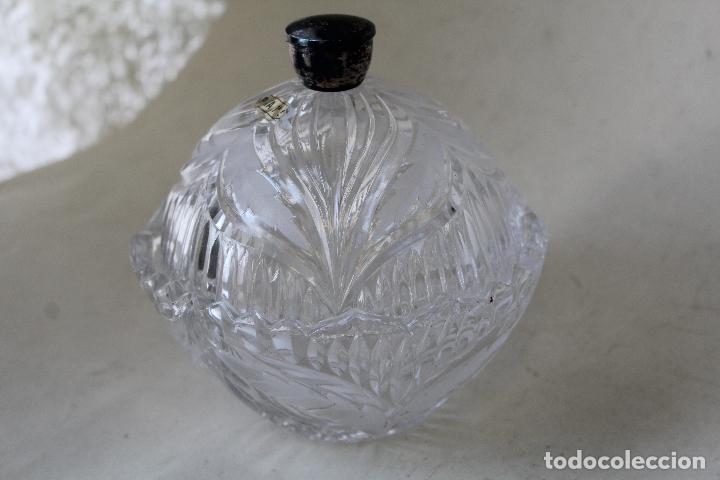 Antig&uuml;edades: joyero de cristal y plata de ley - Foto 6