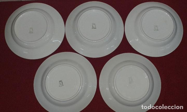 Antig&uuml;edades: 5 PLATOS HONDOS - SANTANDER - Foto 13