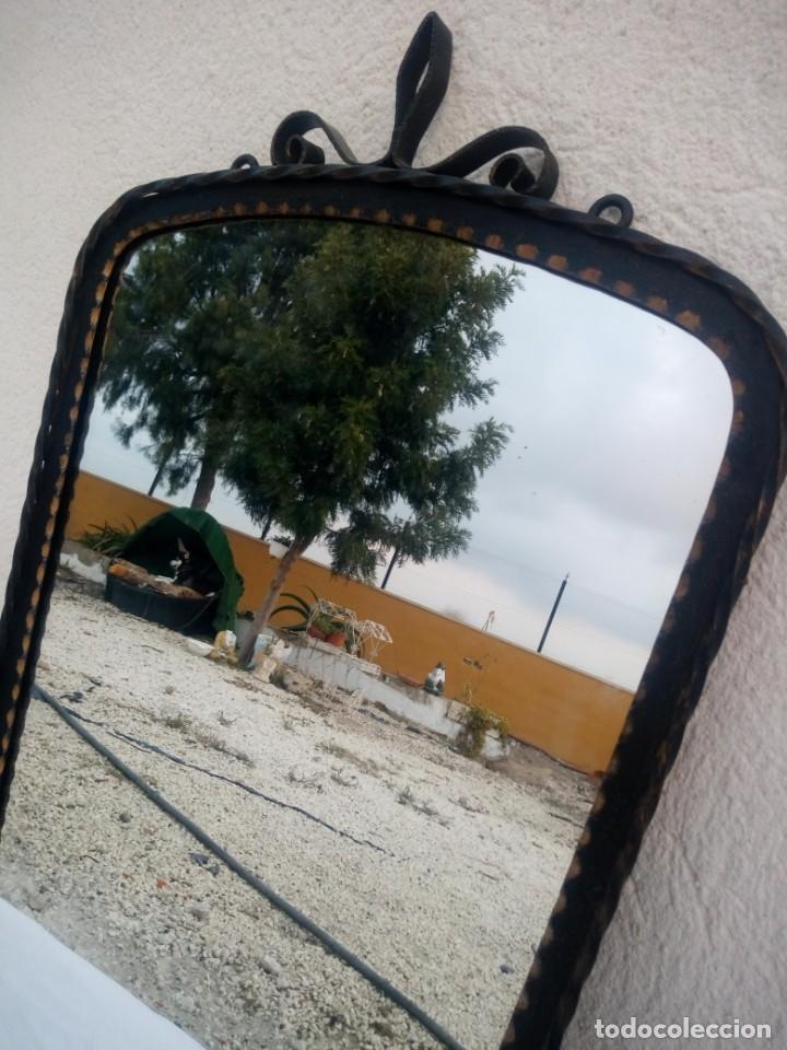 Antig&uuml;edades: Antiguo espejo de forja - Foto 7