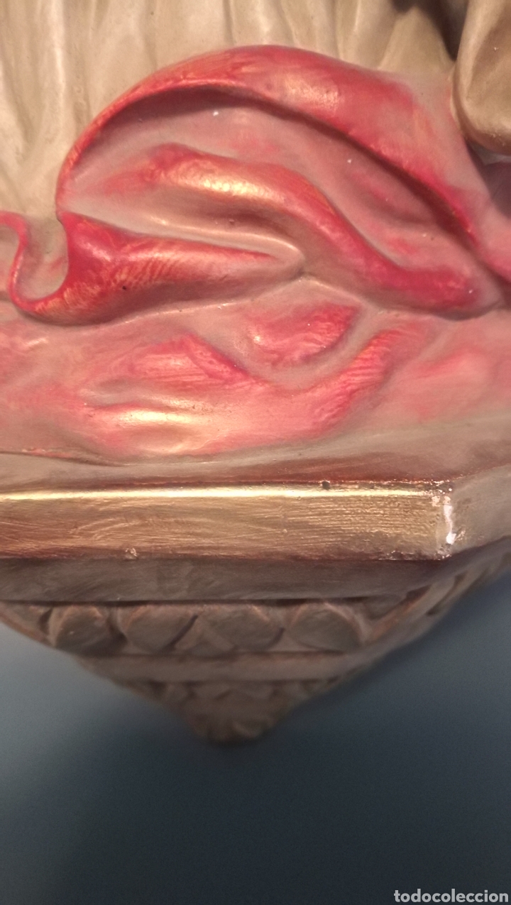 Antig&uuml;edades: CORAZON DE JESUS ESTUCO - Foto 6