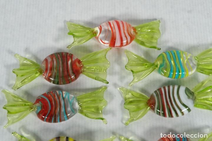 Antig&uuml;edades: Lote de caramelos en cristal de murano - Foto 4