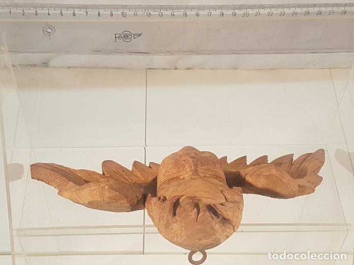 Antig&uuml;edades: Querubin de madera tallada - Foto 3