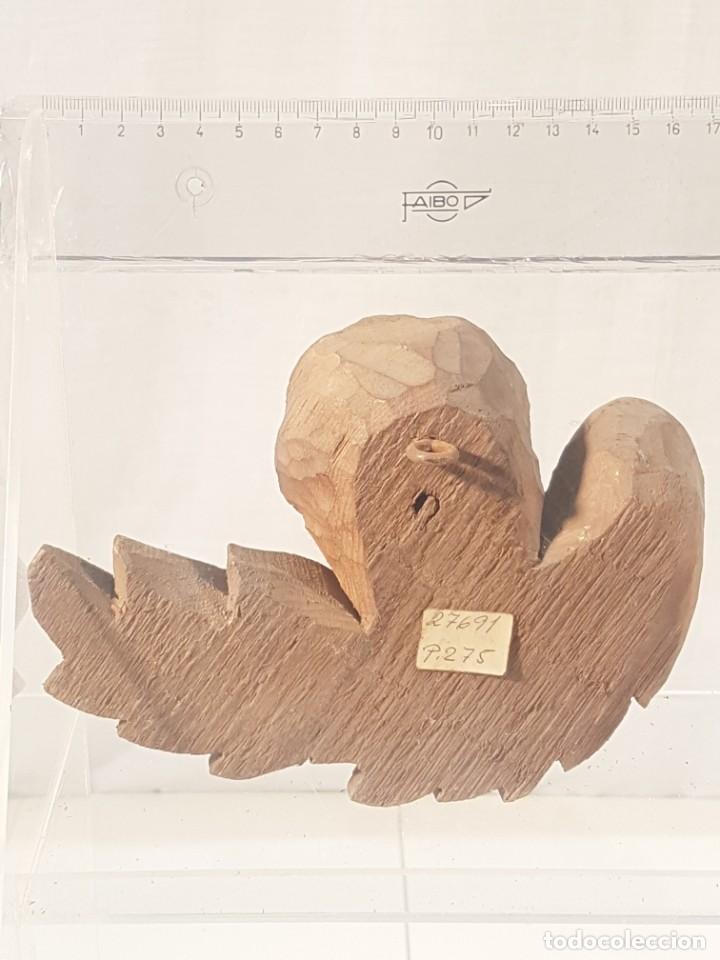 Antig&uuml;edades: Querubin de madera tallada - Foto 2