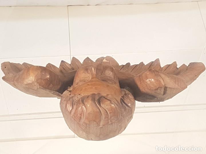 Antig&uuml;edades: Querubin de madera tallada - Foto 2