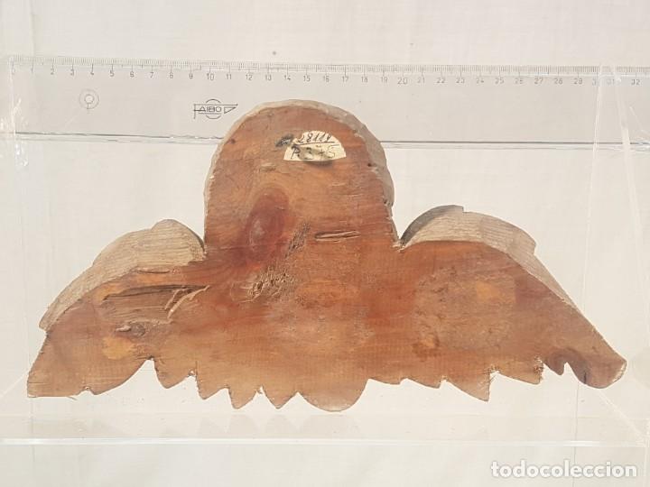 Antig&uuml;edades: Querubin de madera tallada - Foto 3