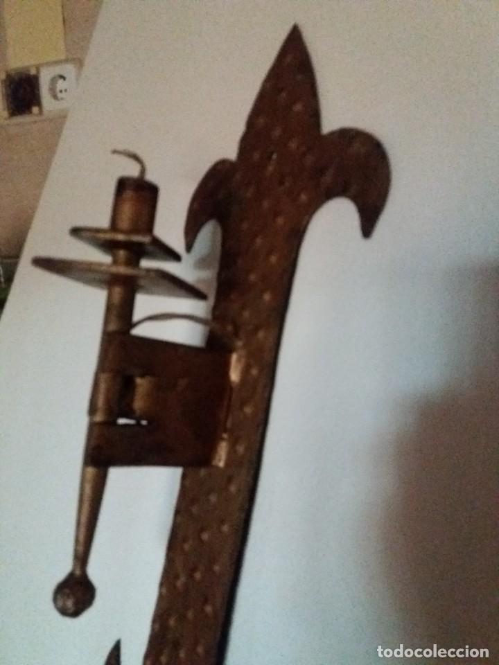 Antig&uuml;edades: APLIQUE DE HIERRO FORJADO - Foto 3