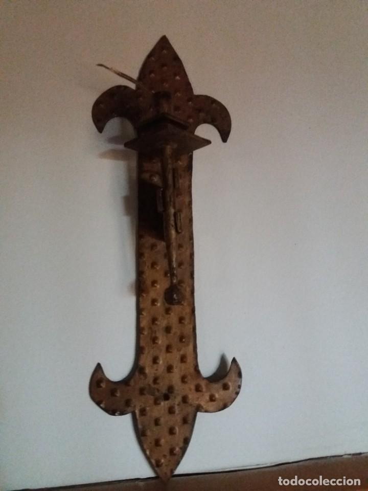 Antig&uuml;edades: APLIQUE DE HIERRO FORJADO - Foto 5
