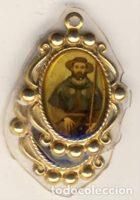 Antiques: HORNOS DE SEGURA (JA&Eacute;N).- SAN ROQUE.- SU PATRON.- 22 X 18 MM.