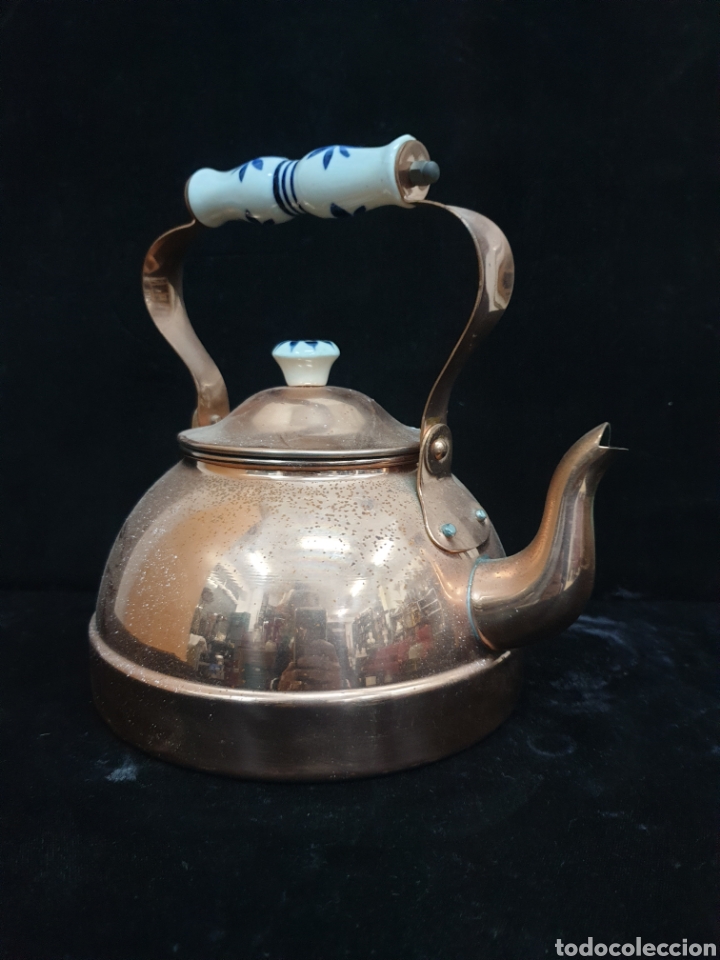 Antig&uuml;edades: Cafeteta de cobre - Foto 2