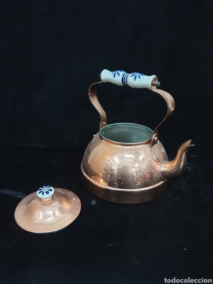 Antig&uuml;edades: Cafeteta de cobre - Foto 3