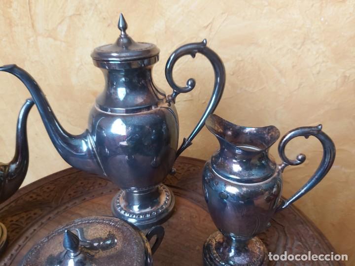 Antig&uuml;edades: Juego de te o caf&eacute; plata - Foto 2