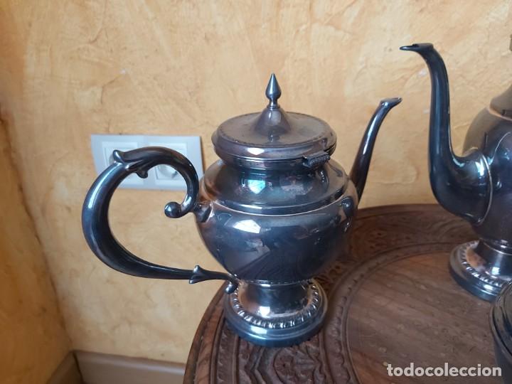 Antig&uuml;edades: Juego de te o caf&eacute; plata - Foto 3