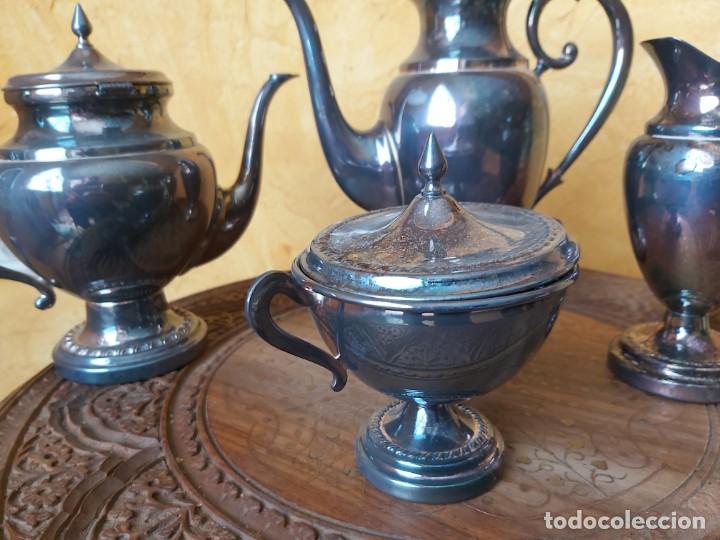 Antig&uuml;edades: Juego de te o caf&eacute; plata - Foto 4