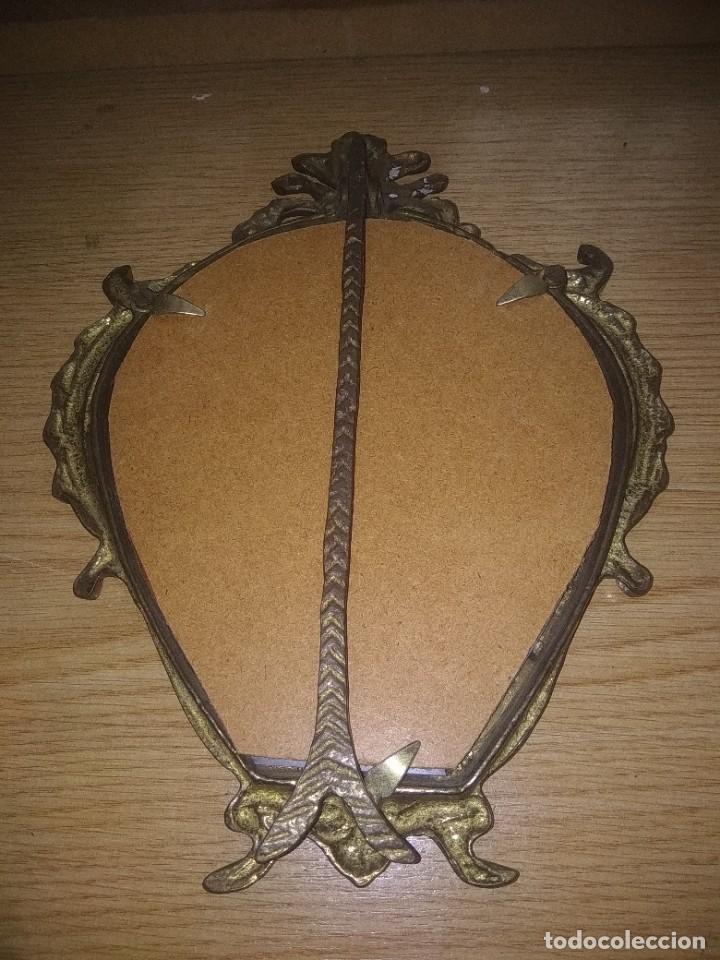Antig&uuml;edades: Espejo de bronce peque&ntilde;o - Foto 3