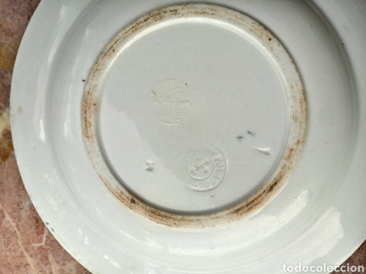 Antig&uuml;edades: Plato de porcelana Pola - Foto 3