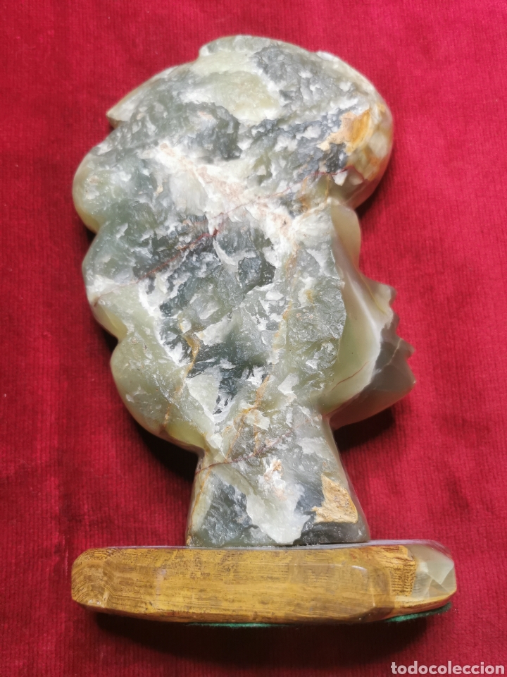 Antig&uuml;edades: Gran figura de jade rostro de mujer - Foto 2