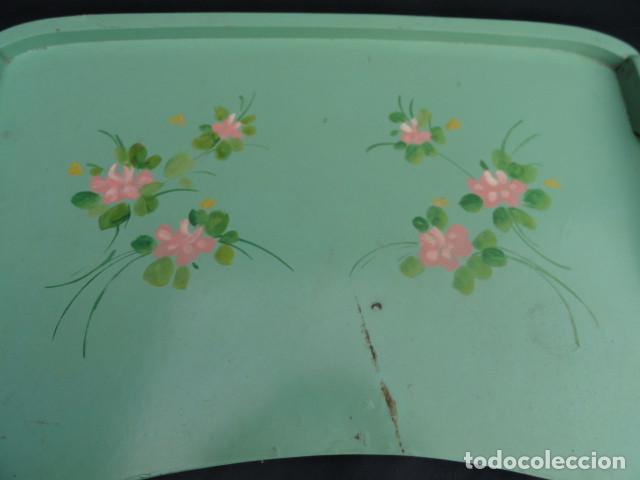 Antig&uuml;edades: BONITA BANDEJA DE SERVICIO DE CAMA. - Foto 7
