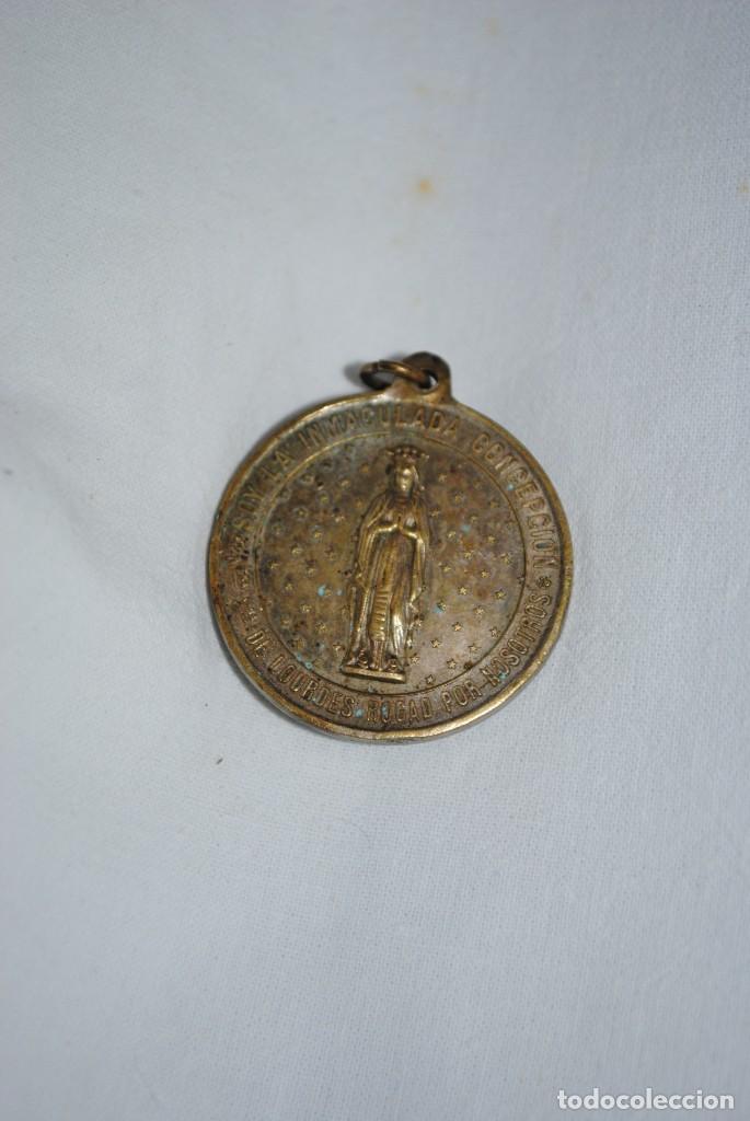 Antig&uuml;edades: ANTIGUA MEDALLA DE LA INMACULADA CONCEPCION . - Foto 1