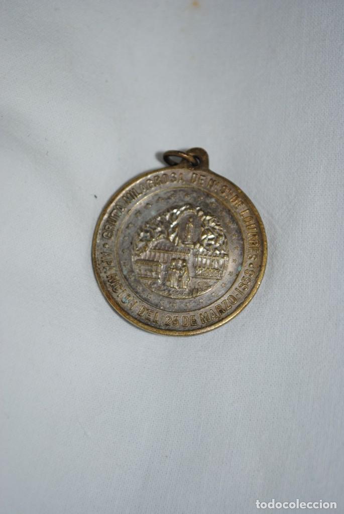 Antig&uuml;edades: ANTIGUA MEDALLA DE LA INMACULADA CONCEPCION . - Foto 2