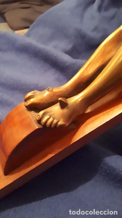 Antig&uuml;edades: Gran crucifijo de bronce - Foto 7