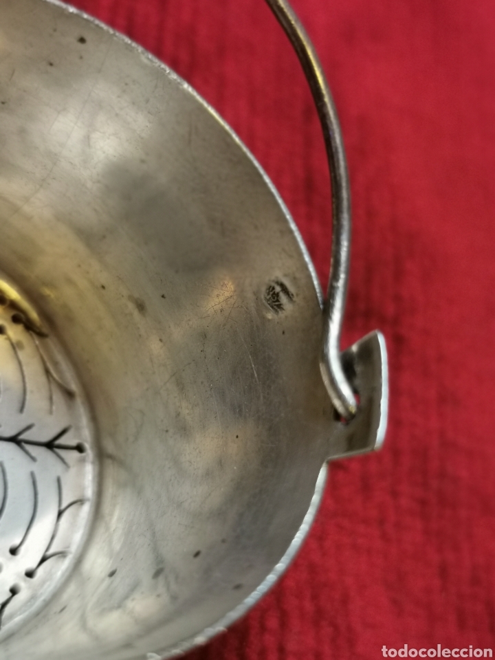 Antig&uuml;edades: filtro de t&eacute; en plata - Foto 4