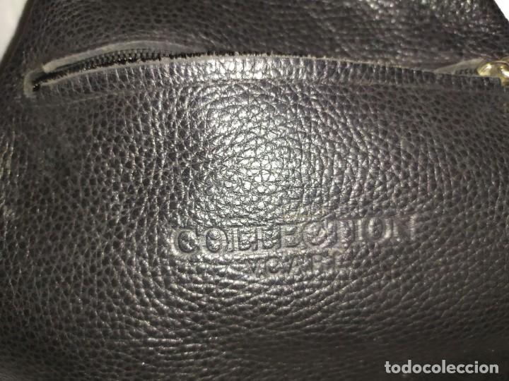 Antig&uuml;edades: BOLSO CUERO NEGRO COLLECTION - Foto 2