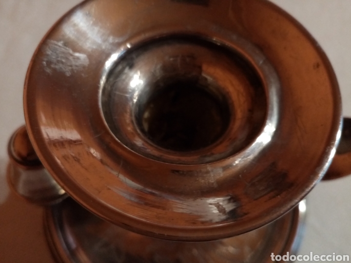 Antig&uuml;edades: Palmatoria de plata del siglo XIX - Foto 10