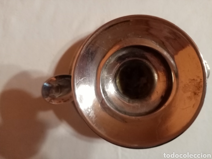 Antig&uuml;edades: Palmatoria de plata del siglo XIX - Foto 14