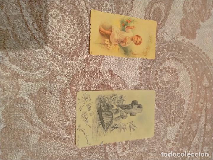 Antig&uuml;edades: Antiguas estampas recordatorios postales religiosas - Foto 1