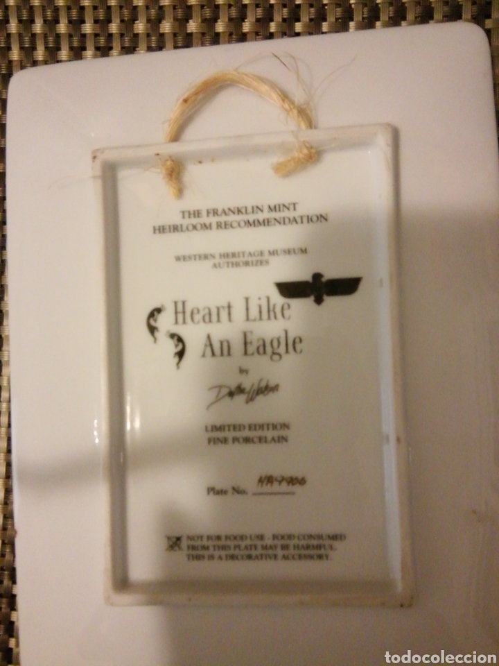 Antig&uuml;edades: Plato pared indio Franklin Mint - Foto 2