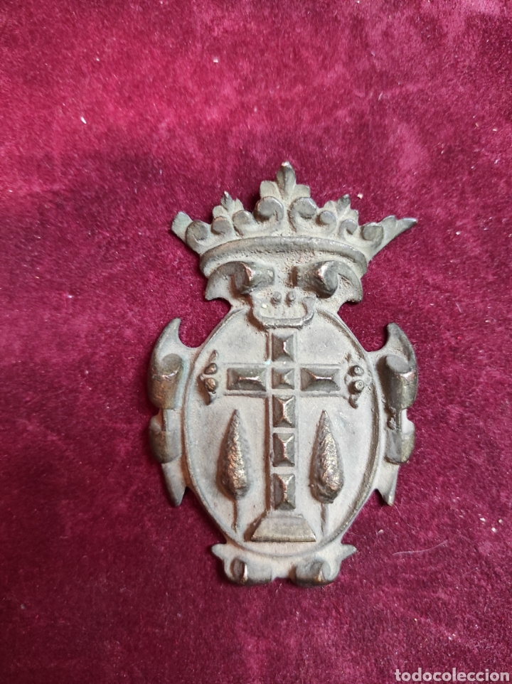 Antig&uuml;edades: Escudo cofrad&iacute;a Veracruz VA - Foto 2