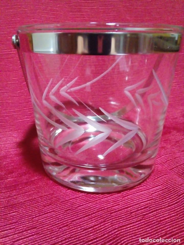 Antigüedades: CUBITERA DE CRISTAL TALLADO