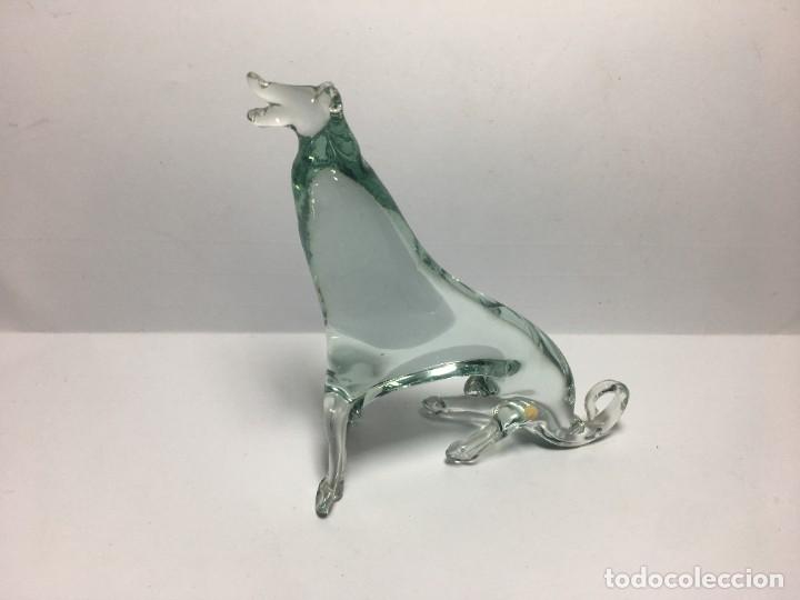 Antig&uuml;edades: PERRO DE CRISTAL DE MURANO - Foto 2