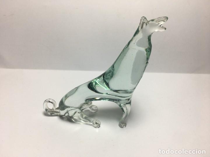 Antig&uuml;edades: PERRO DE CRISTAL DE MURANO - Foto 3