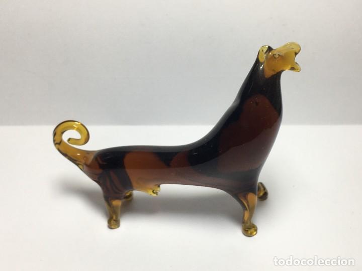 Antig&uuml;edades: PERRO DE CRISTAL DE MURANO - Foto 2