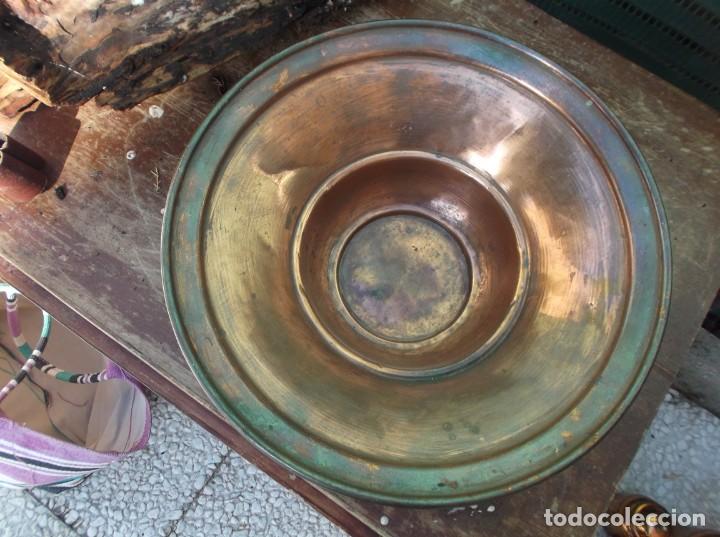 Antig&uuml;edades: PALANGANA DE COBRE - Foto 1