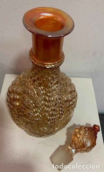 Antig&uuml;edades: Carnival Glass, servicio de licor. - Foto 5