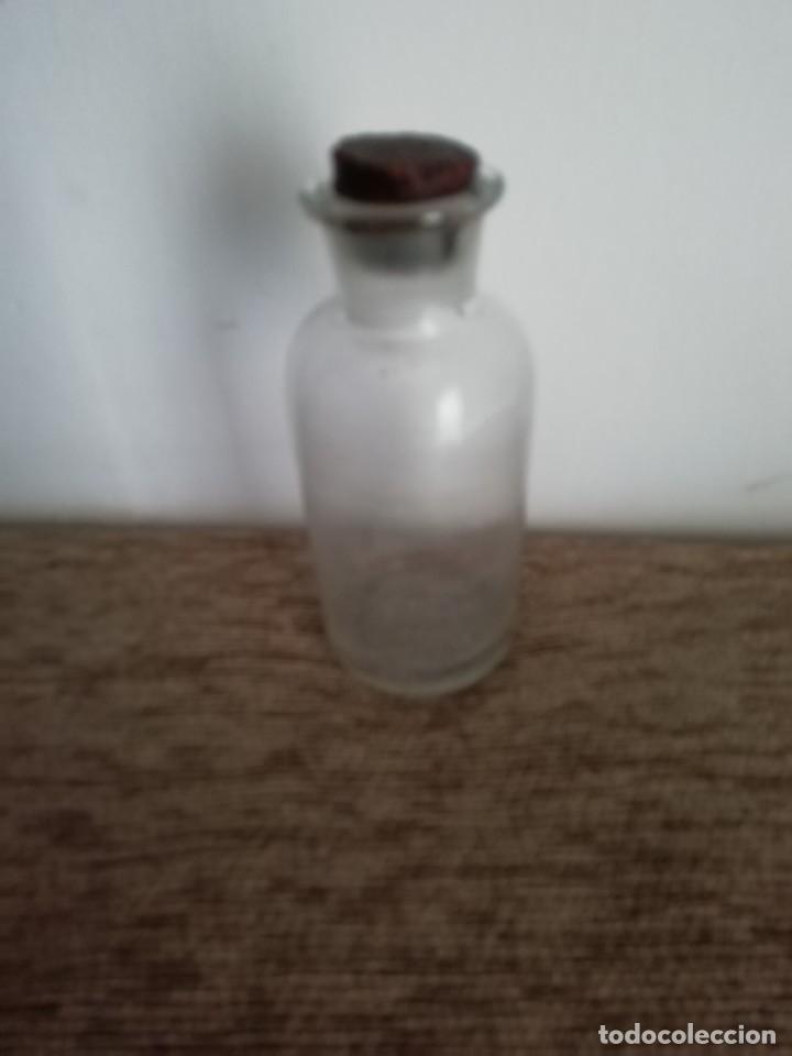 Antig&uuml;edades: Antiguo tarro de cristal de farmacia 13 cm altura y 5 50 cm di&aacute;metro