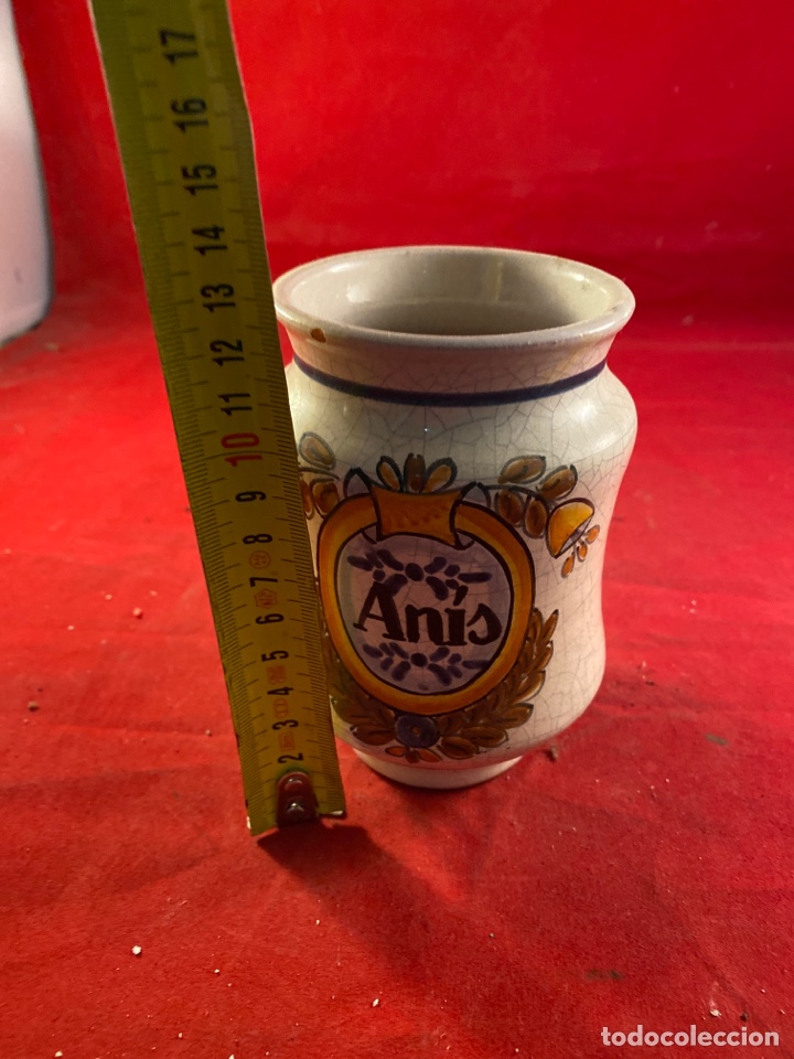 Antig&uuml;edades: Albarelo cer&aacute;mica Anis - Foto 5