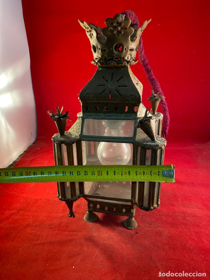 Antig&uuml;edades: Antigua L&aacute;mpara estilo &aacute;rabe - Foto 11